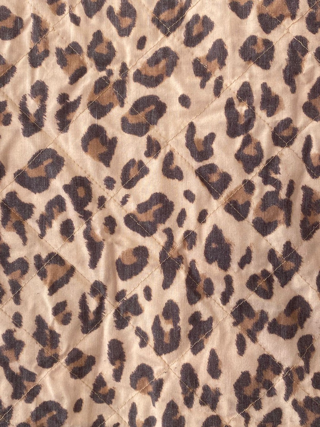 Leopard Print Reversible Sherpa-Lined Jacket