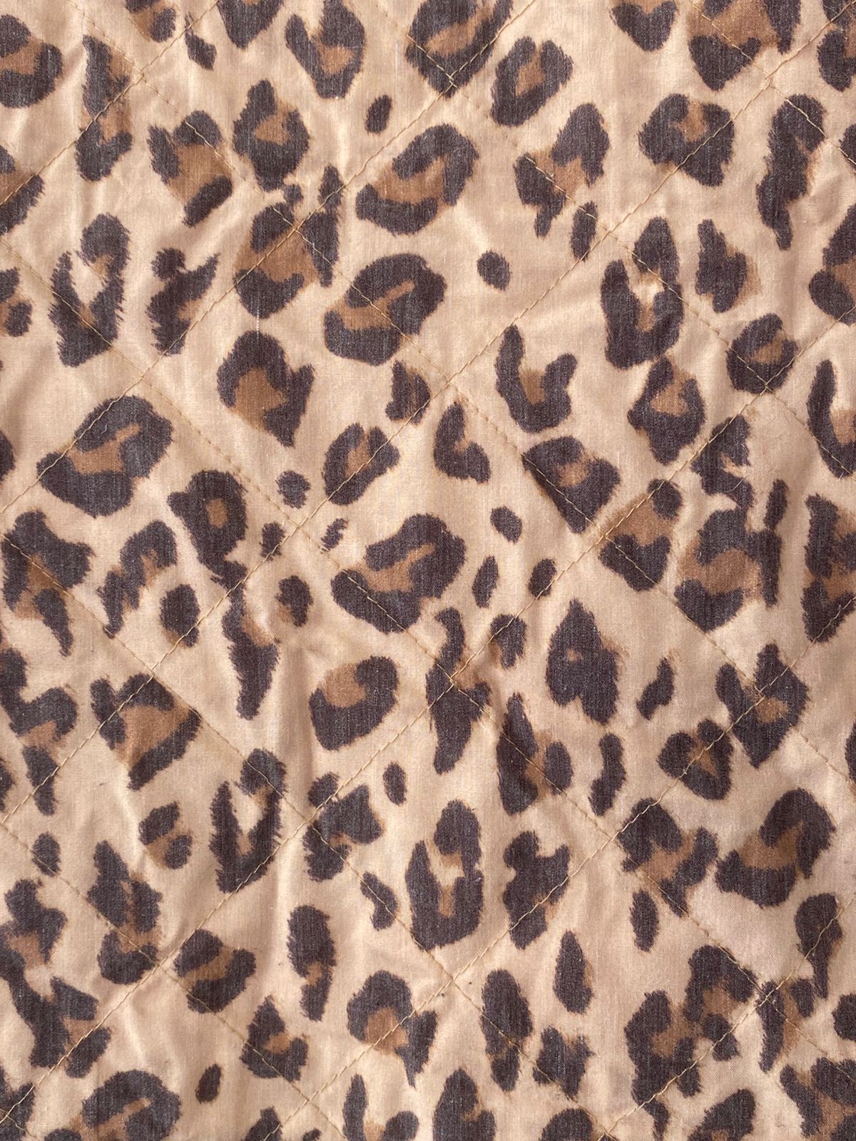 Leopard Print Reversible Sherpa-Lined Jacket