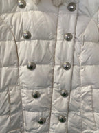 Vera Moda Cream Padded Double-Breasted Jacket