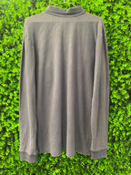 Charcoal Long-Sleeve H&M Polo Top