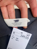 Charcoal Long-Sleeve H&M Polo Top