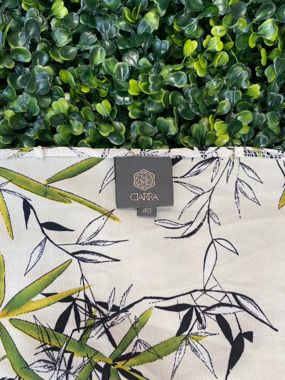 Bamboo Print Lightweight Kimono