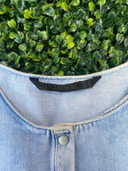 Zara Light Wash Denim Playsuit