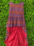 Printed Hi-Lo Sleeveless Top