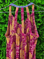 Magenta Paisley Maxi Dress with Pockets