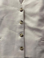 Zara Cream Tailored Waistcoat