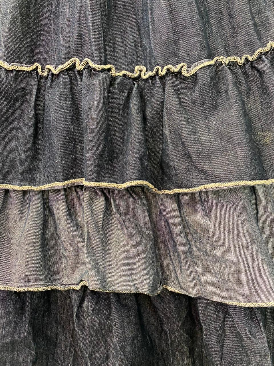 Charcoal Tiered Boho Dress