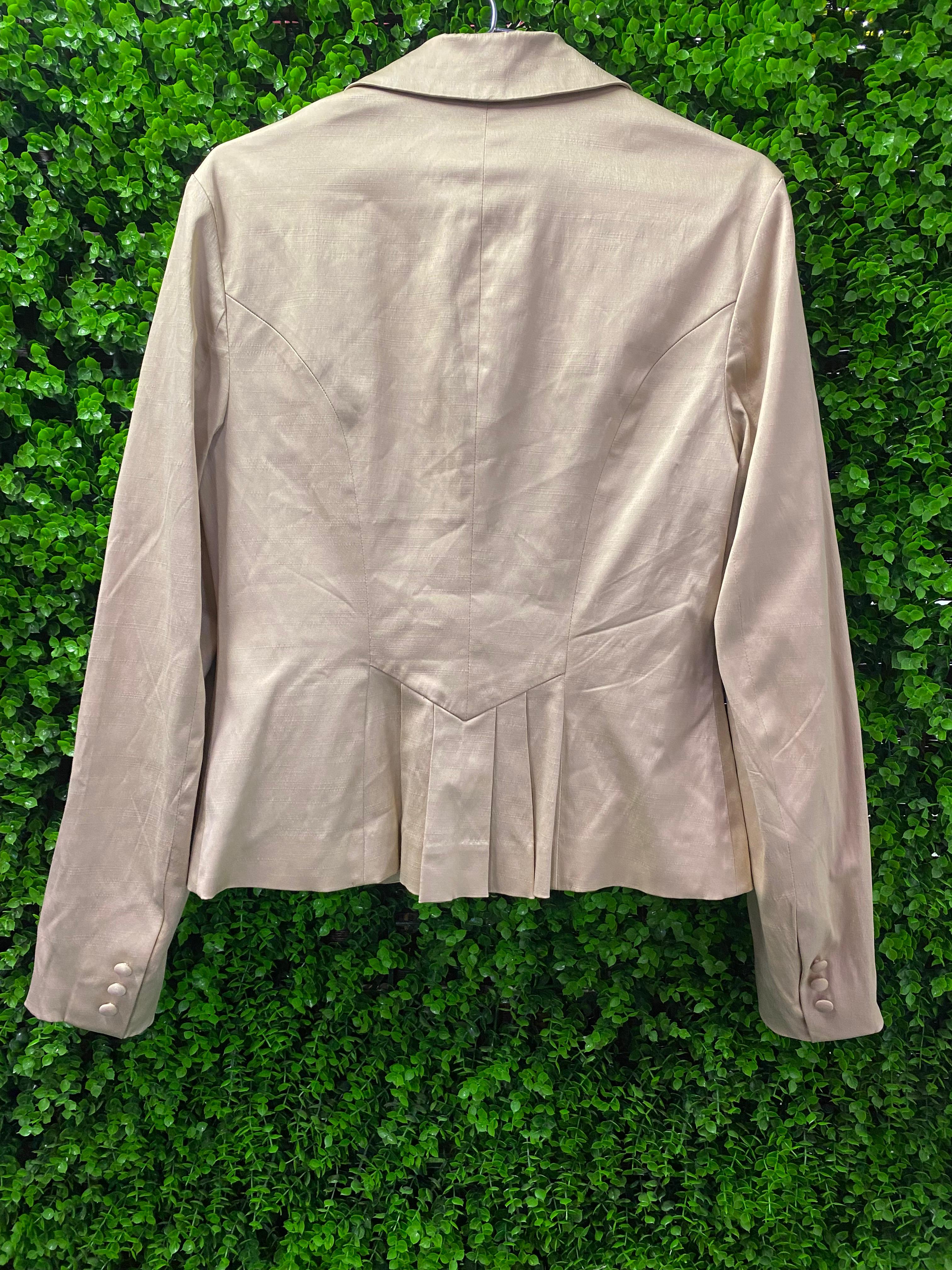 Rosati Champagne Cropped Blazer