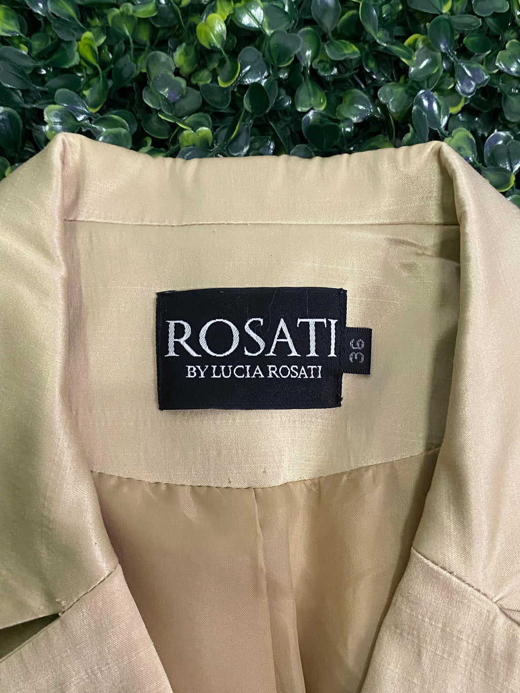 Rosati Champagne Cropped Blazer