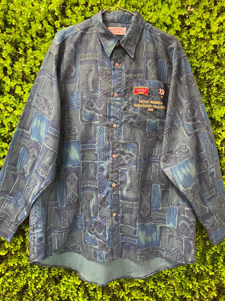 Vintage Castle Lager Nelson Mandela Inauguration Challenge Shirt