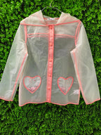 Sheer Organza Heart Pocket Blouse