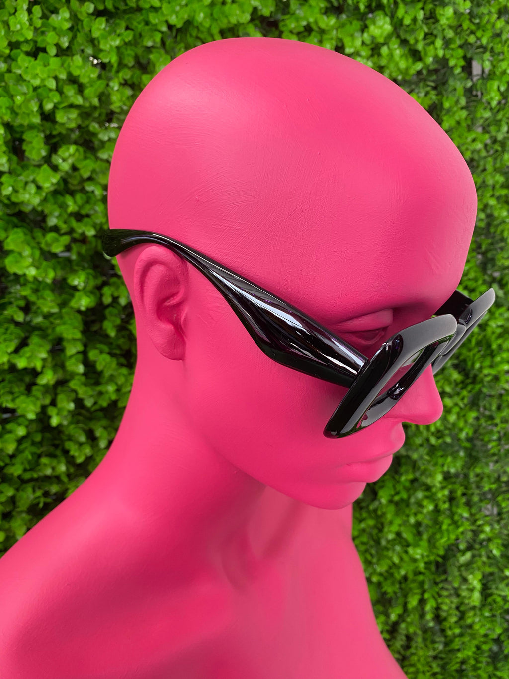 Oversized Black Square Sunglasses