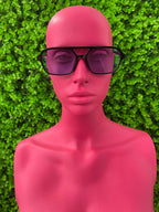 Smoke Oversized Square Sunglasses