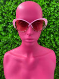 Blush Heart Cat-Eye Sunglasses