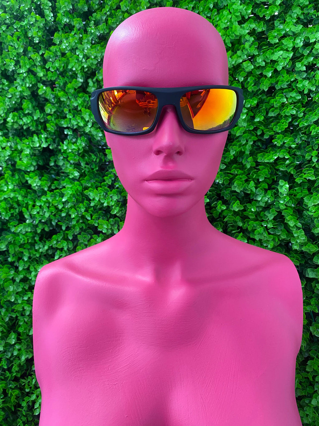 Sport Wrap Mirror Sunglasses