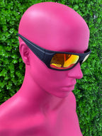 Sport Wrap Mirror Sunglasses