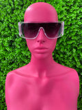 Clear Shield Visor Sunglasses