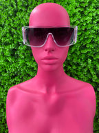 Clear Shield Visor Sunglasses