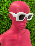 Ivory Chunky Square Sunglasses