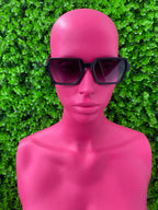 Black Gradient Square Sunglasses