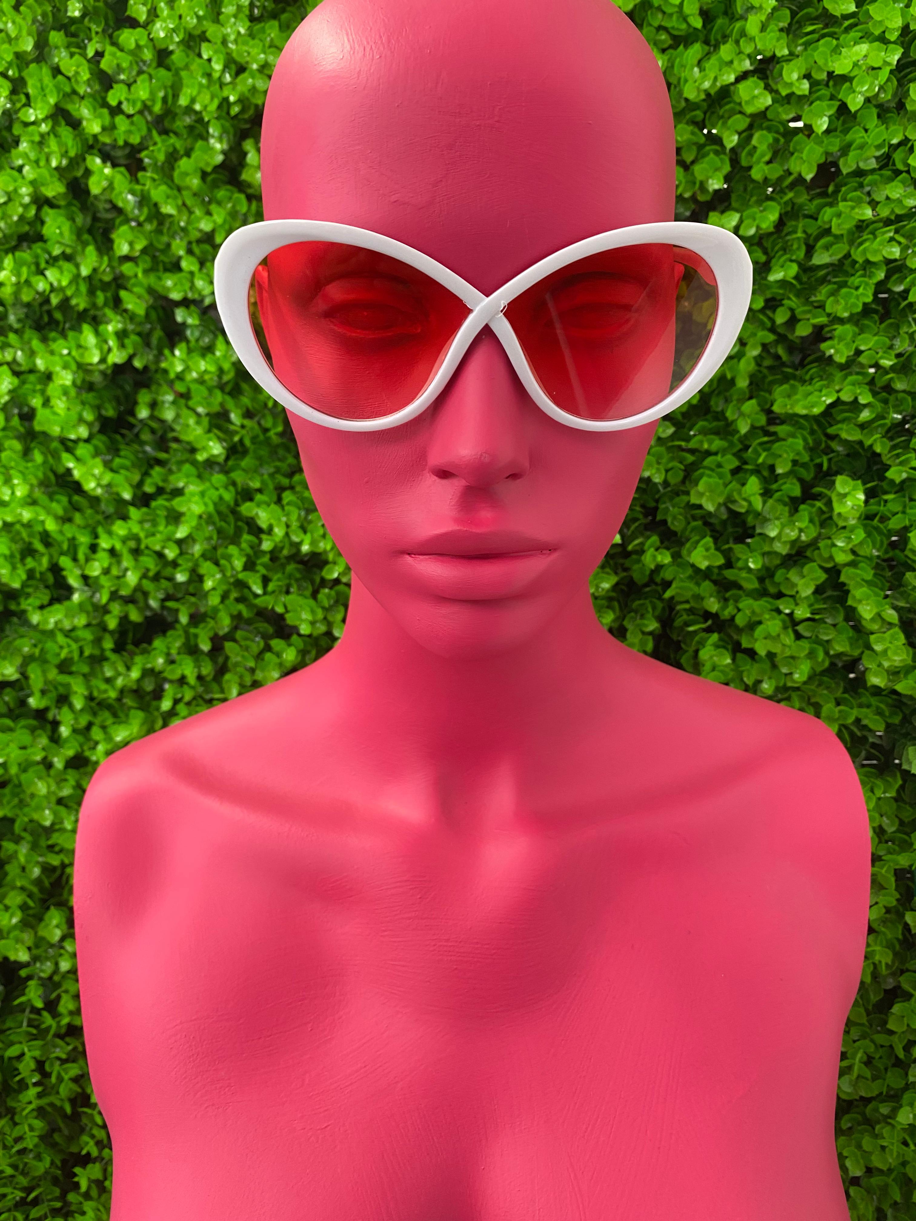 White Butterfly Sunglasses