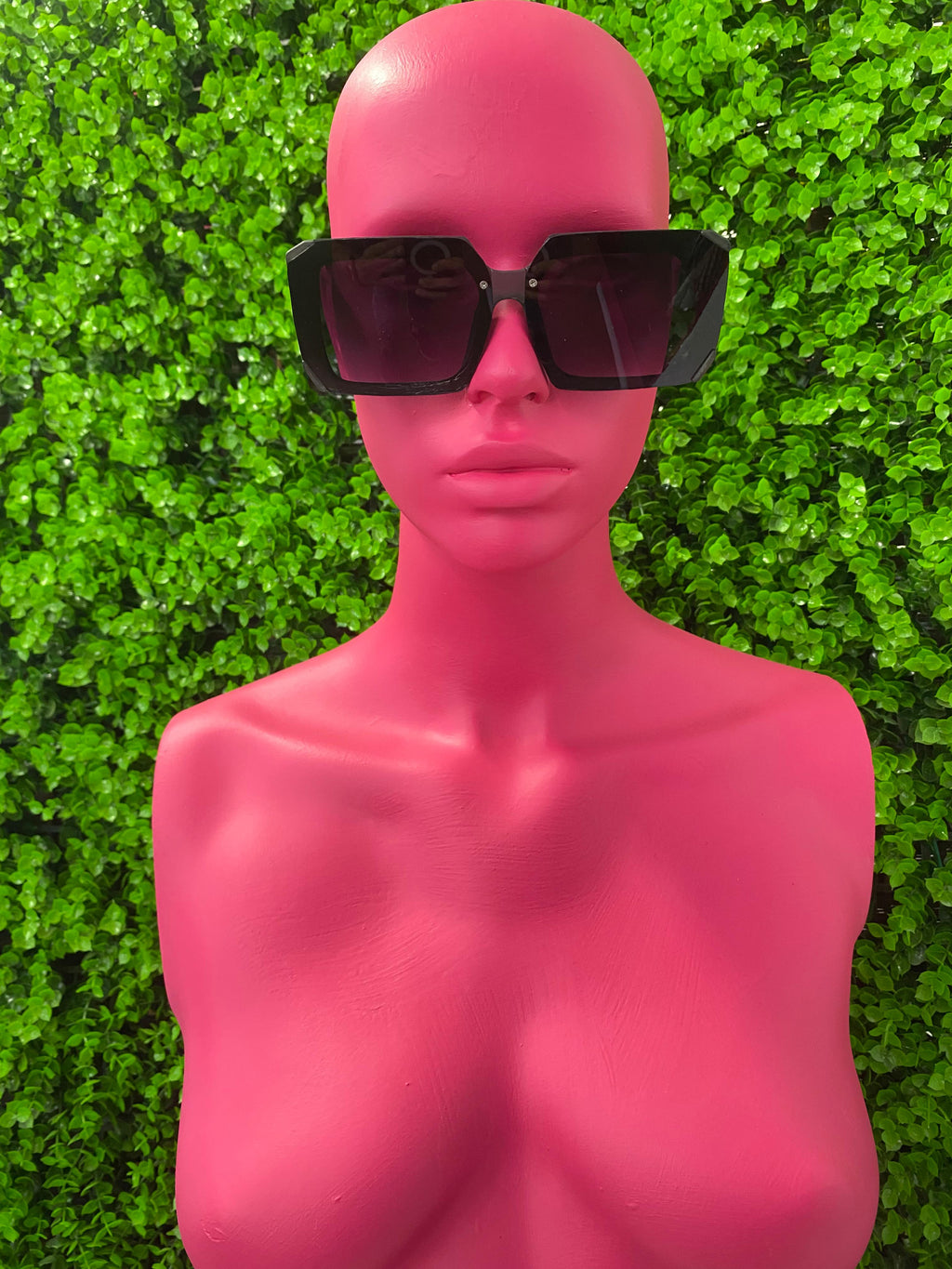 Black Oversized Square Sunglasses