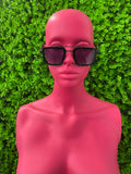 Black Rounded Square Sunglasses