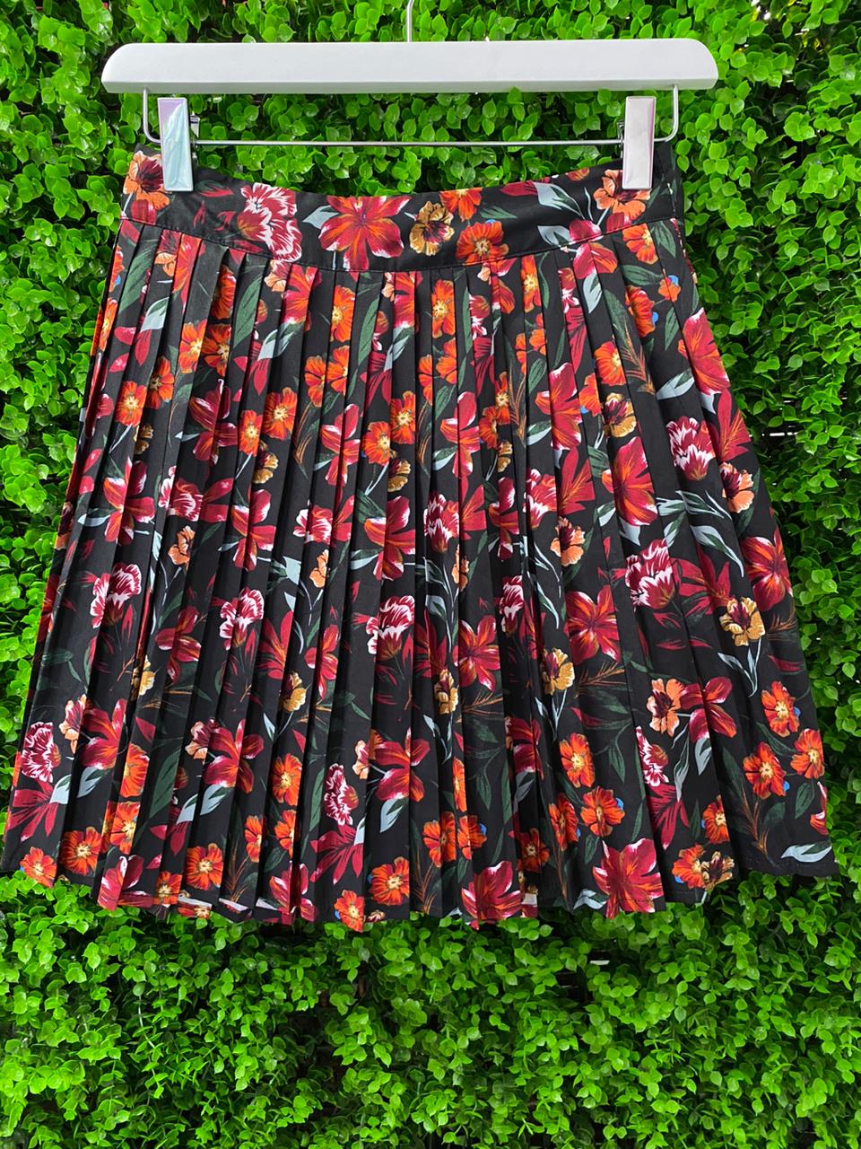 Auburn Pleated Skirt