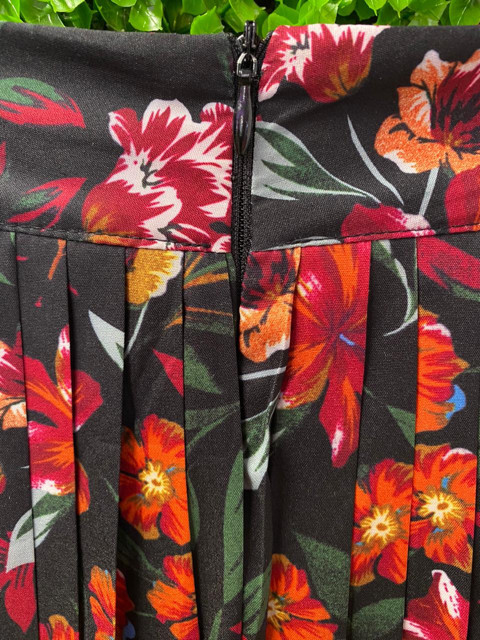 Auburn Pleated Skirt