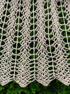 Cream Crochet Open-Knit Top