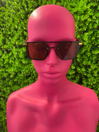 Brown Classic Square Sunglasses