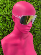 Rainbow Shield Visor Sunglasses