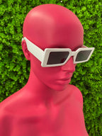 Ivory Rectangle Sunglasses
