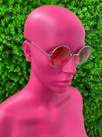 Rose Round Metal Sunglasses