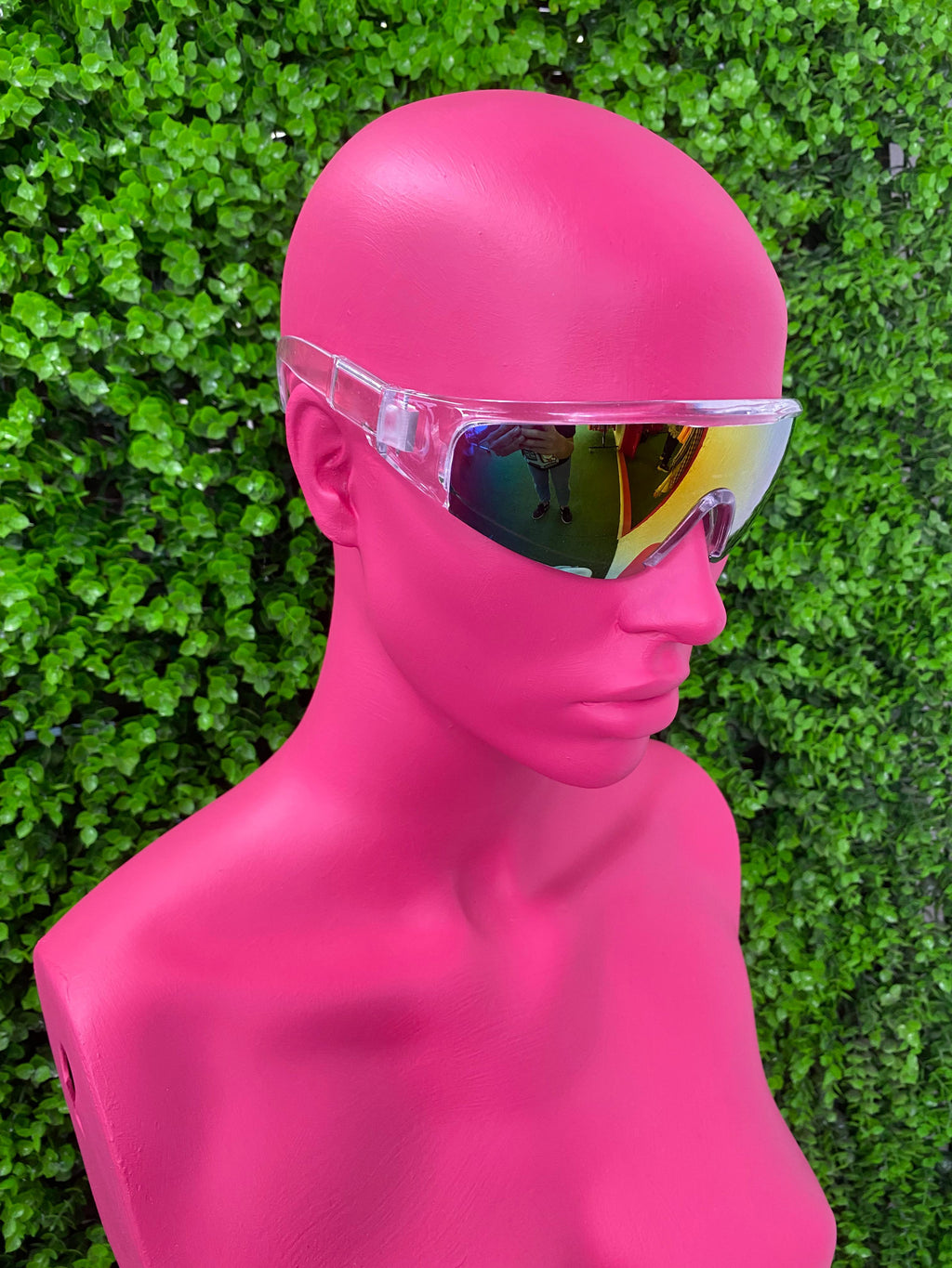 Mirrored Visor Sunglasses