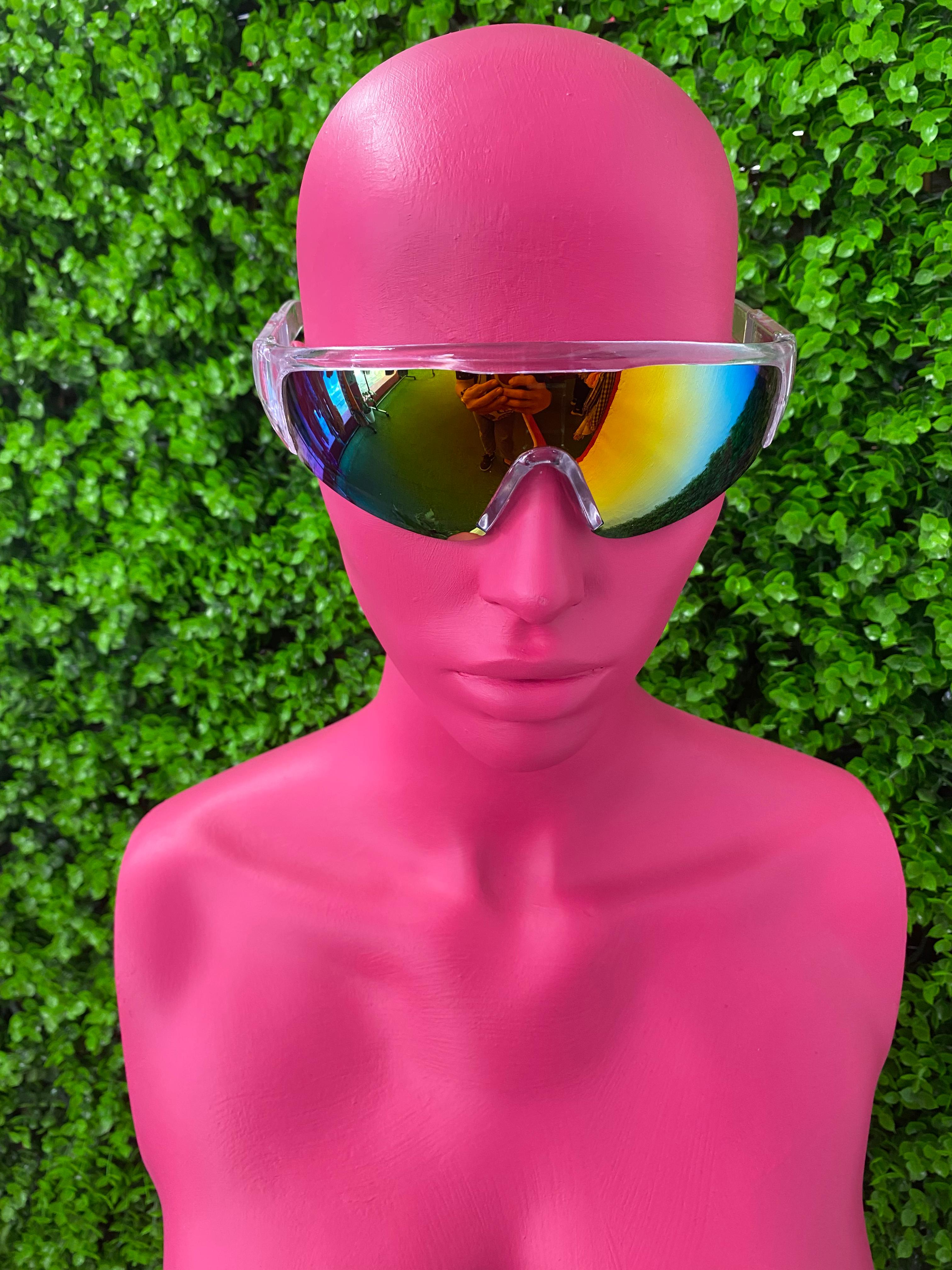 Mirrored Visor Sunglasses