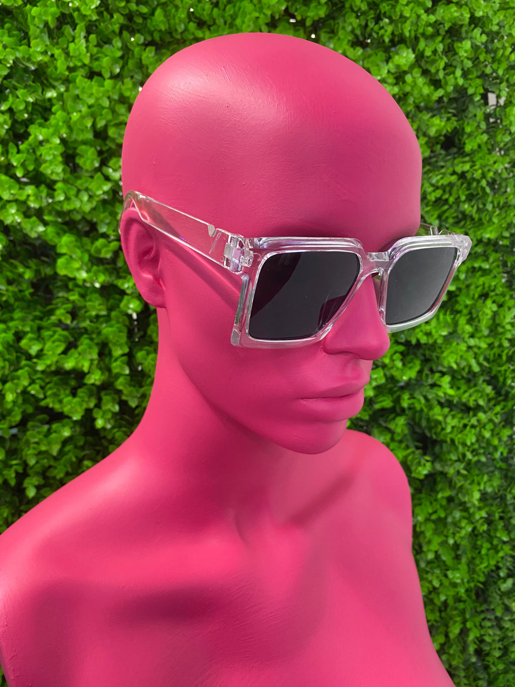 Clear-Edge Square Sunglasses
