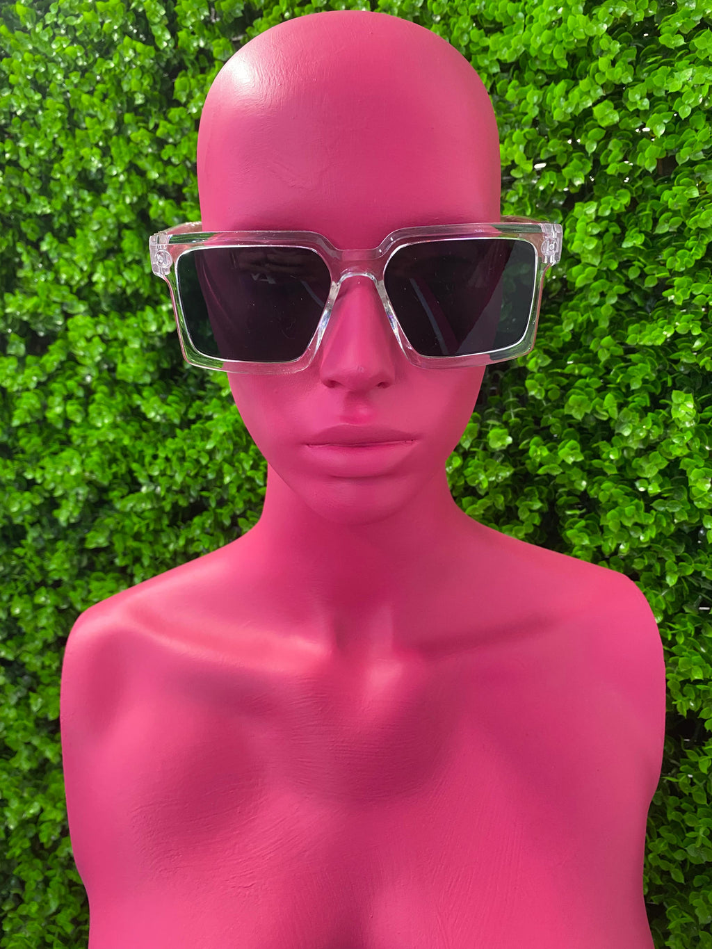 Clear-Edge Square Sunglasses