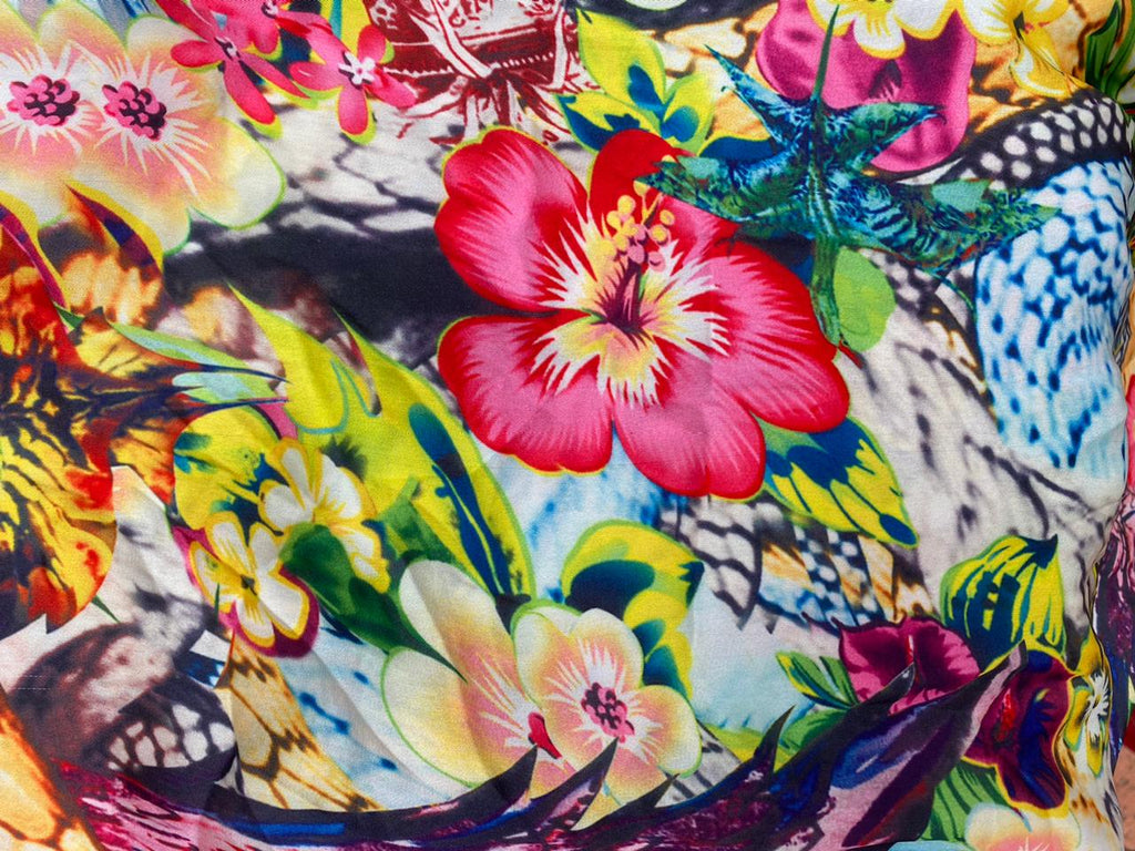 Tropical Floral Harem Jumpsuit