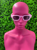 Blush Retro Cat-Eye Sunglasses