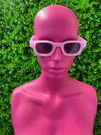 Blush Retro Cat-Eye Sunglasses