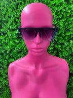 Black Visor Sunglasses