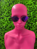 Purple Aviator Sunglasses