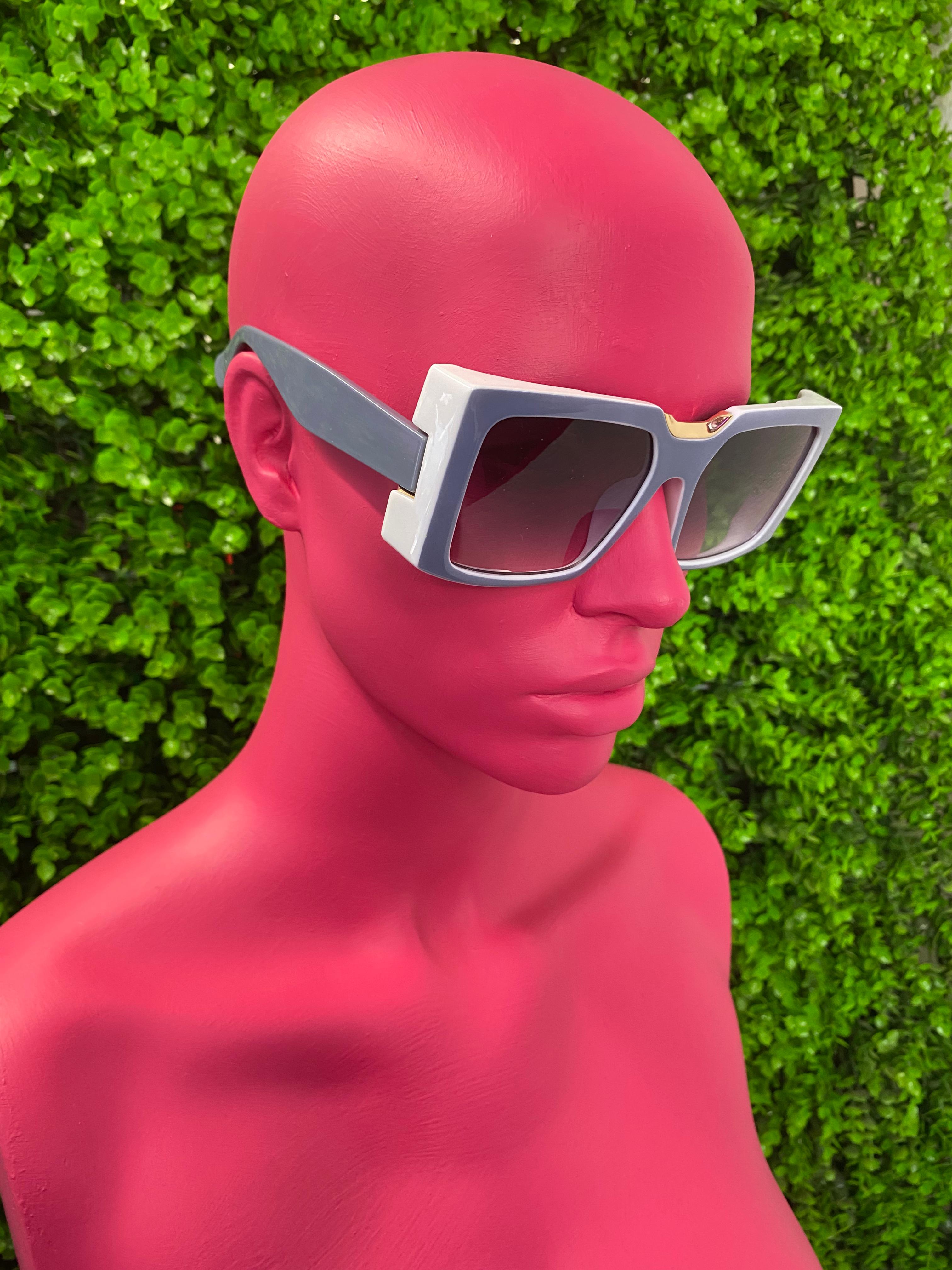 Grey Square Sunglasses