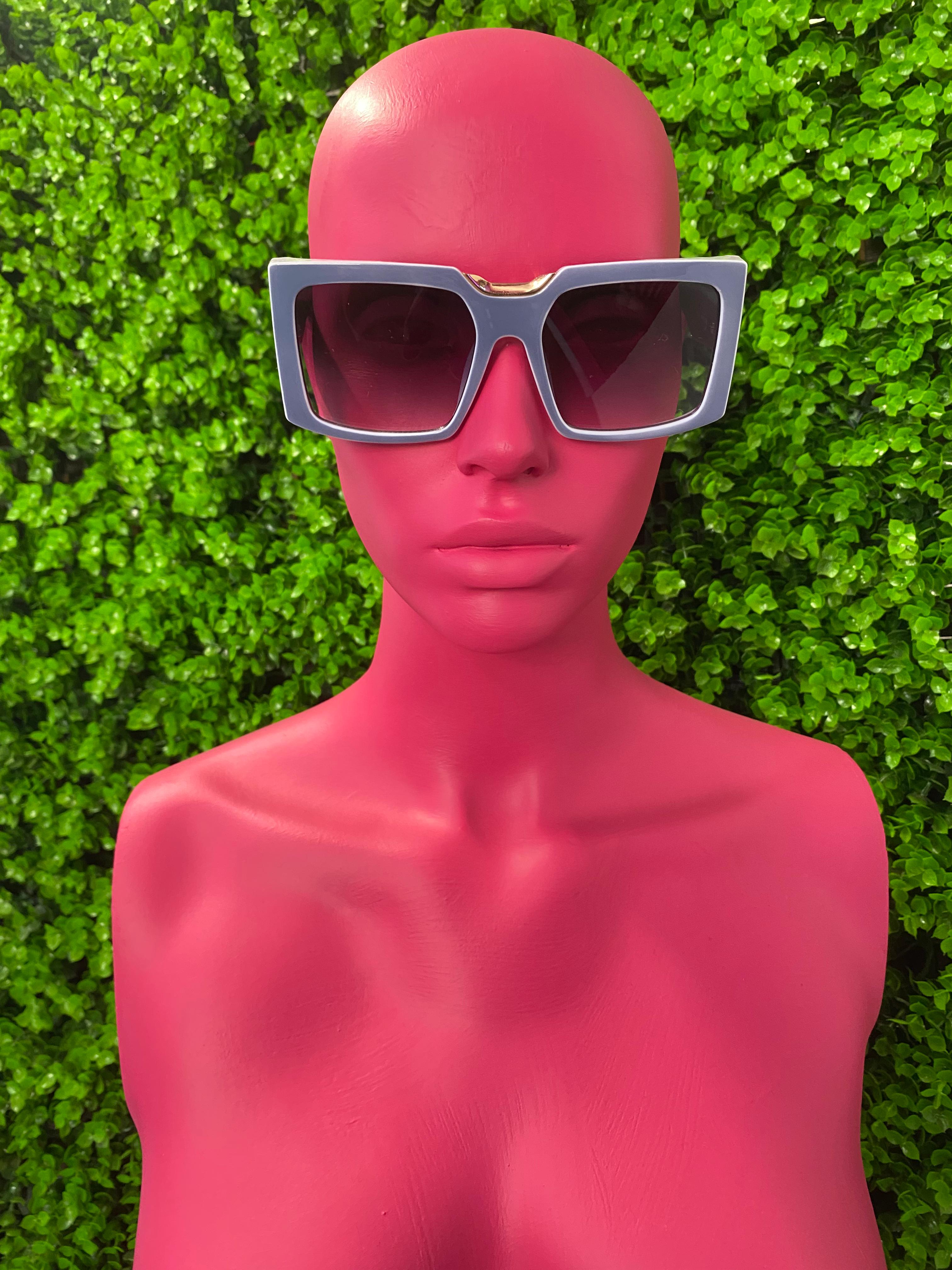 Grey Square Sunglasses