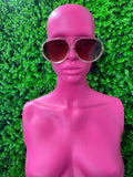 Rose Aviator Sunglasses