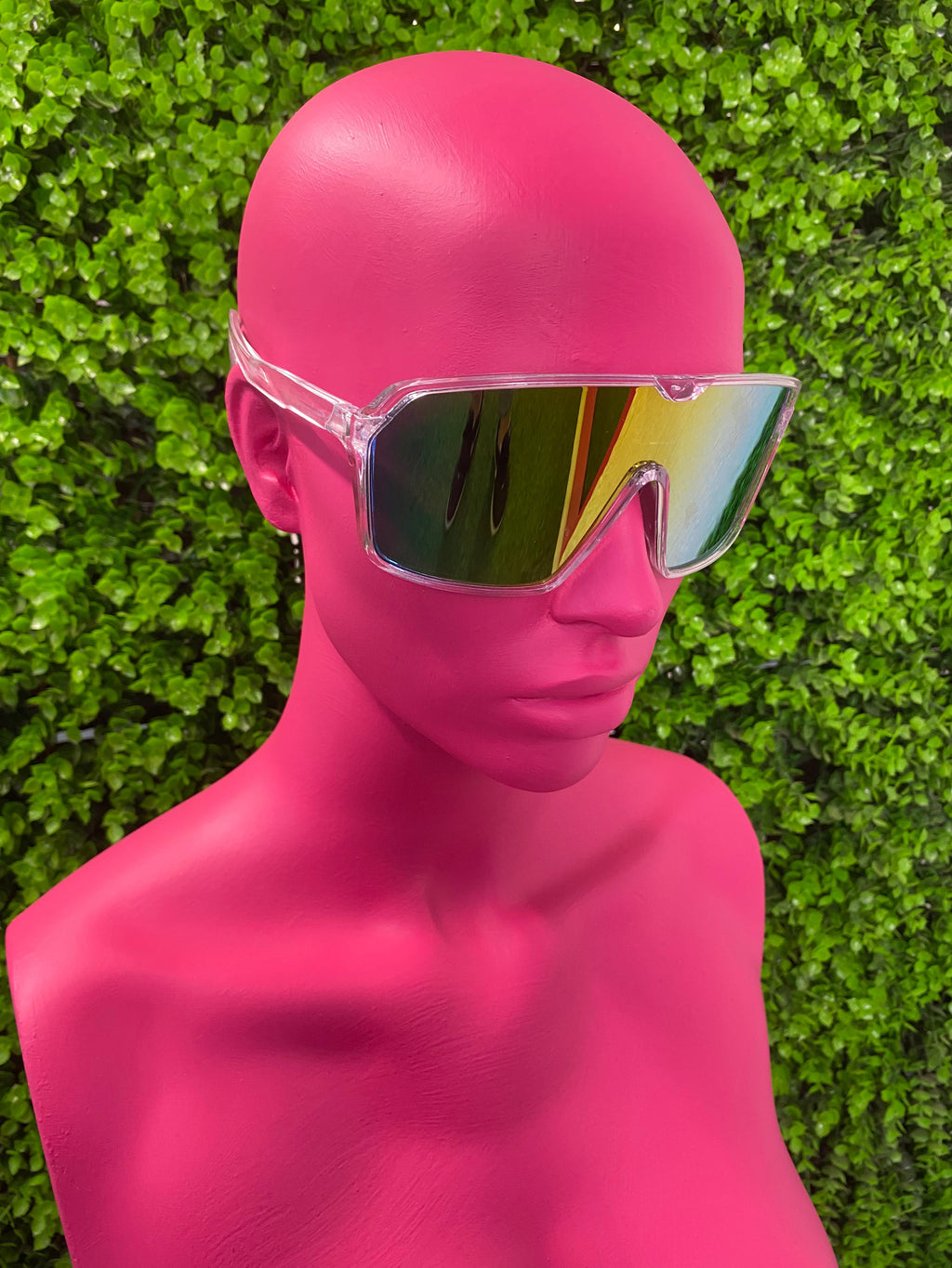 Wide Rainbow Sport Visor Sunglasses