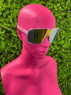 Wide Rainbow Sport Visor Sunglasses