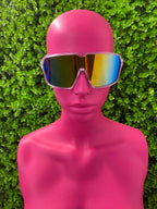 Wide Rainbow Sport Visor Sunglasses