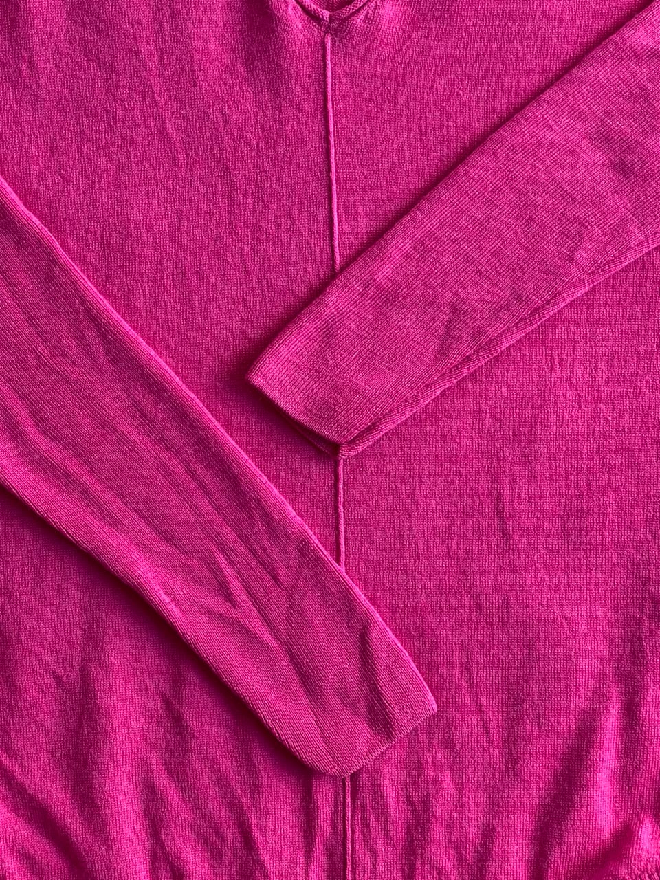 Country Road Berry Pink Fine-Knit Wool Top